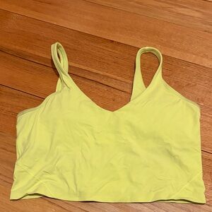 lululemon athletica Yellow Sports Bra